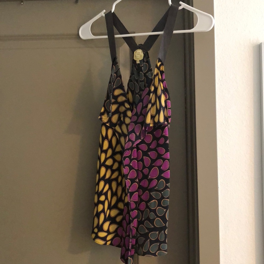 Silk tank blouse